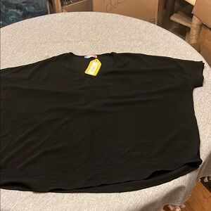 Black Short Sleeve Tees Casual Cotton